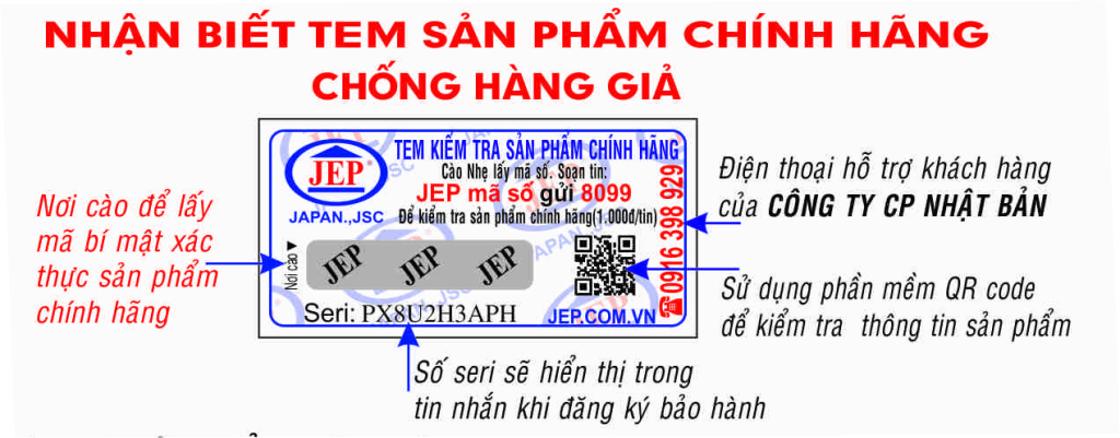 Bảo hành 1 bao hanh 1 jep.com .vn