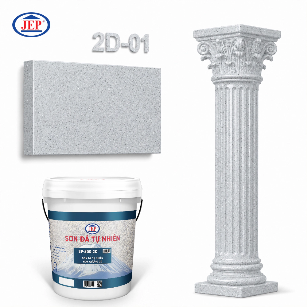 SƠN ĐÁ TỰ NHIÊN HOA CƯƠNG 2D SP-800-2D màu 2D-01 jep.com.vn