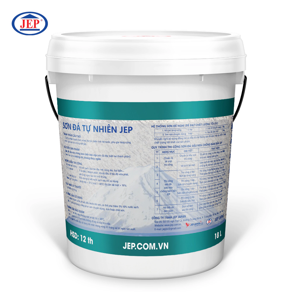 SƠN NỀN MÀU ĐÁ HOA CƯƠNG 5D SP-320.MC-5D ảnh 2 jep.com.vn