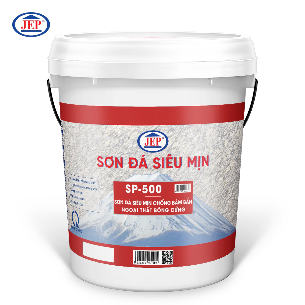 SƠN ĐÁ SIÊU MỊN CHỐNG BÁM BẨN NGOẠI THẤT BÓNG CỨNG SP-500 ảnh 1 jep.com.vn