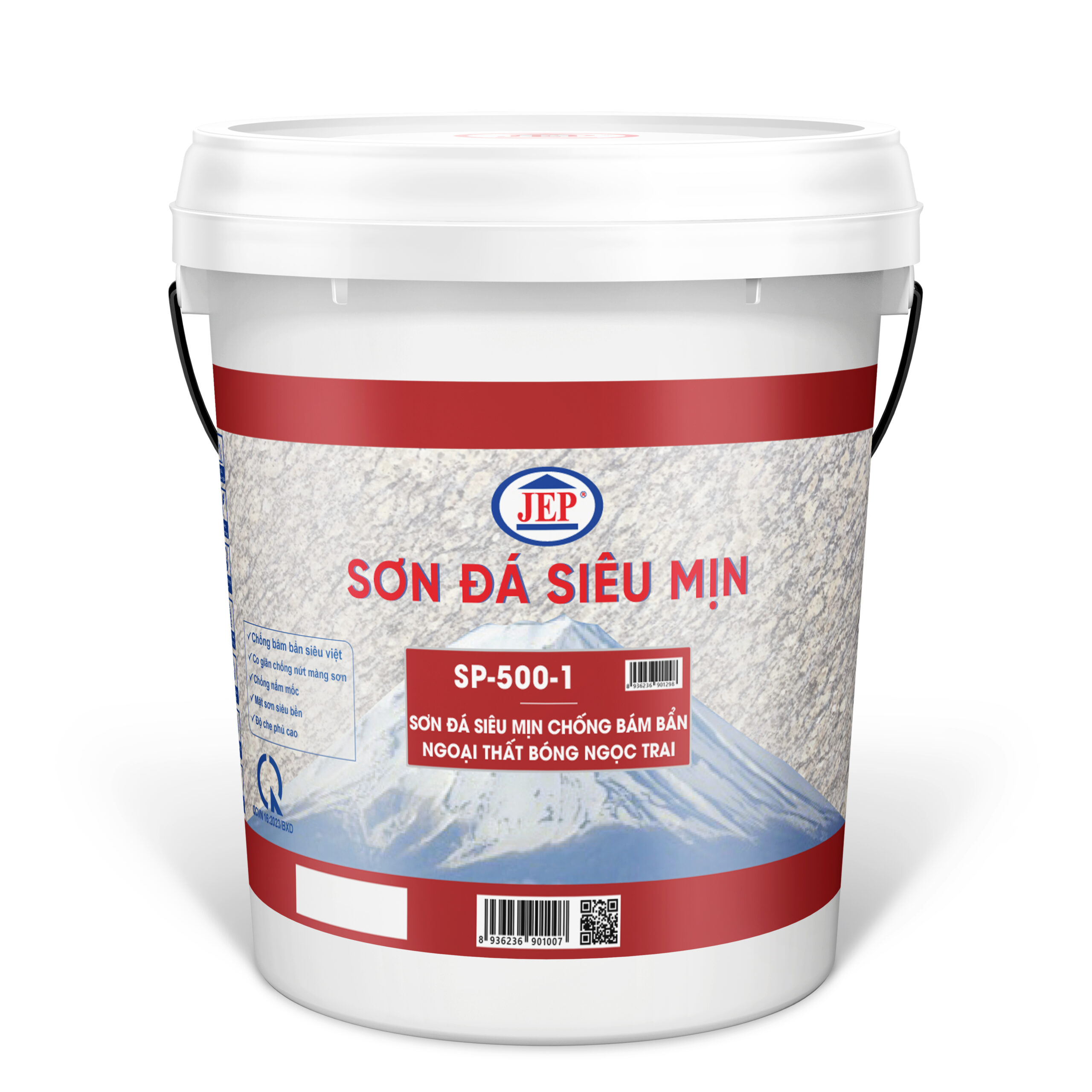 SƠN ĐÁ SIÊU MỊN CHỐNG BÁM BẨN NGOẠI THẤT BÓNG NGỌC TRAI SP-500-1 ảnh 1 jep.com.vn