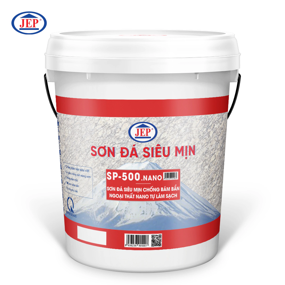 SƠN ĐÁ SIÊU MỊN CHỐNG BÁM BẨN NGOẠI THẤT NANO TỰ LÀM SẠCH SP-500.NANO ảnh 1 jep.com.vn