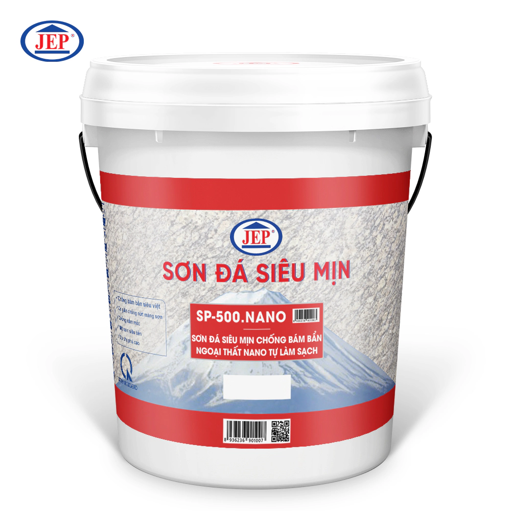 SƠN ĐÁ SIÊU MỊN CHỐNG BÁM BẨN NGOẠI THẤT NANO TỰ LÀM SẠCH SP-500.NANO ảnh 1