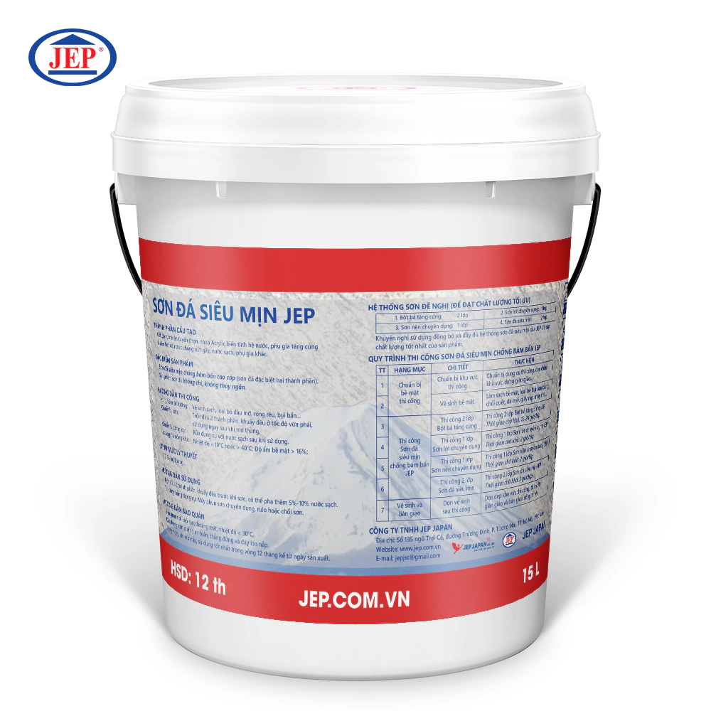 SƠN ĐÁ SIÊU MỊN CHỐNG BÁM BẨN NGOẠI THẤT NANO TỰ LÀM SẠCH SP-500.NANO ảnh 2