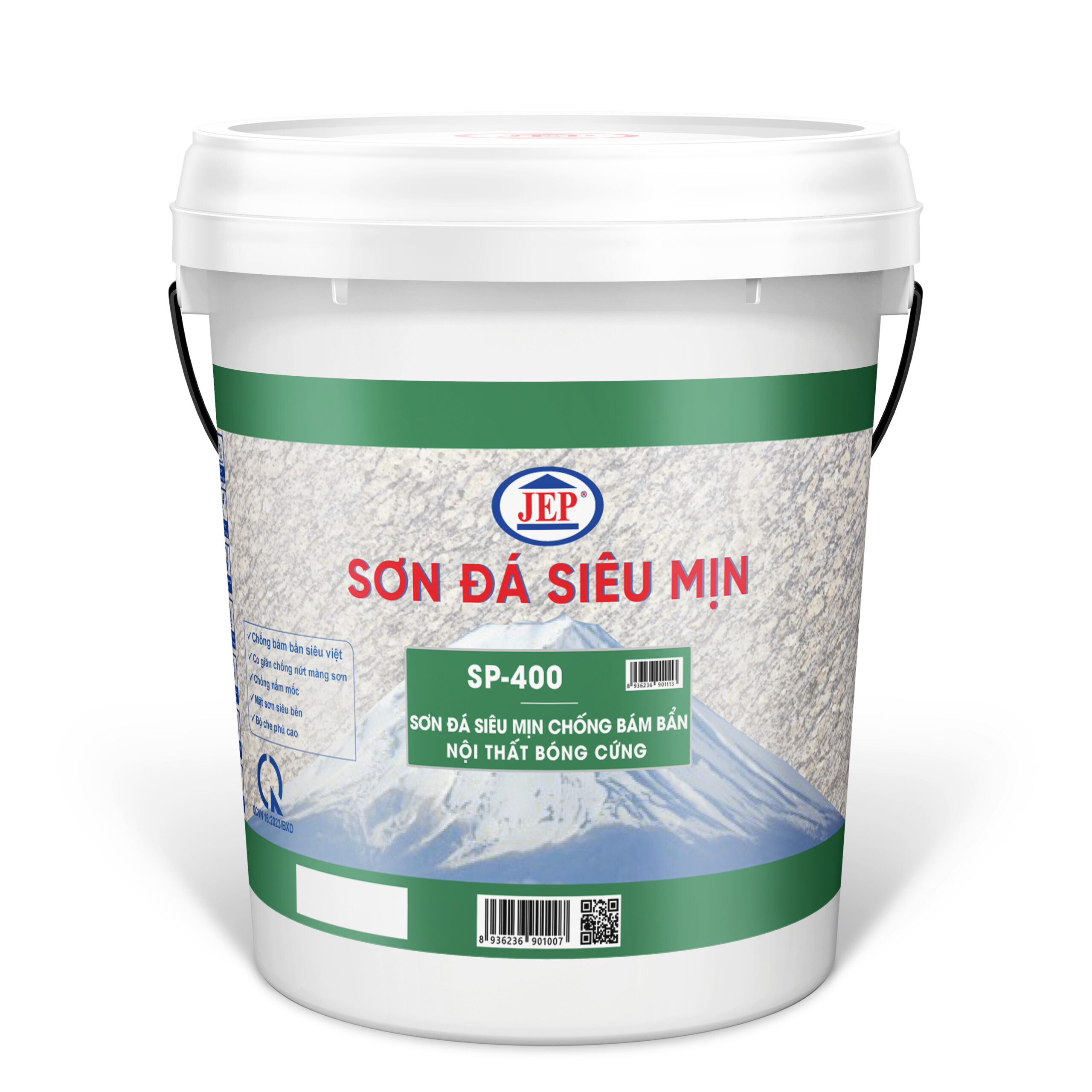 SƠN ĐÁ SIÊU MỊN CHỐNG BÁM BẨN NỘI THẤT BÓNG CỨNG SP-400 ảnh 1 jep.com.vn