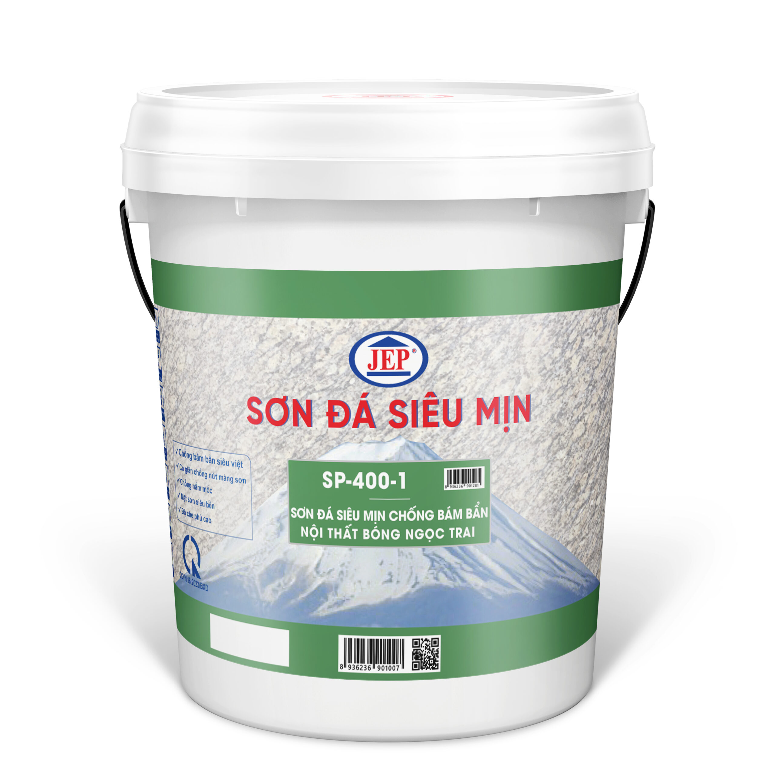 SƠN ĐÁ SIÊU MỊN CHỐNG BÁM BẨN NỘI THẤT BÓNG NGỌC TRAI SP-400-1 ảnh 1 jep.com.vn