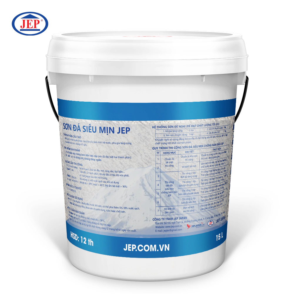SƠN ĐÁ SIÊU MỊN LÓT KHÁNG KIỀM ĐẶC BIỆT NGOẠI THẤT SP-200-1.EXT ảnh 2 jep.com.vn