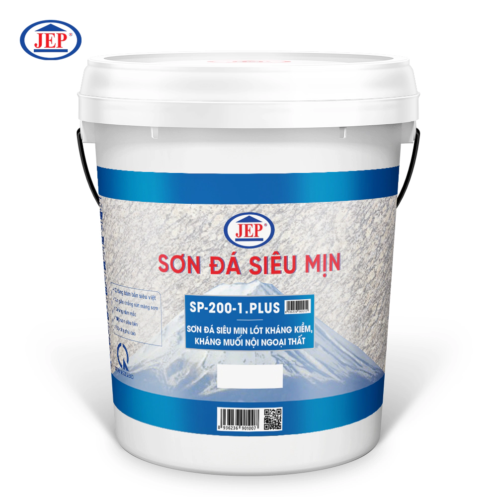 SƠN ĐÁ SIÊU MỊN LÓT KHÁNG KIỀM KHÁNG MUỐI NỘI NGOẠI THẤT SP-200-1.PLUS ảnh 1