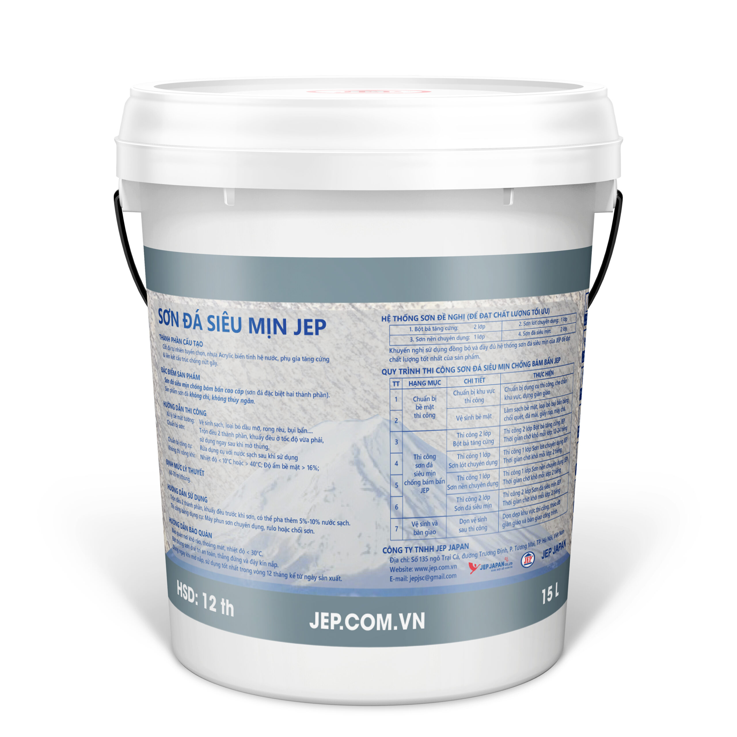 SƠN ĐÁ SIÊU MỊN TRẮNG TRẦN NGỌC TRAI SP-400.A.PLUS ảnh 2 jep.com.vn