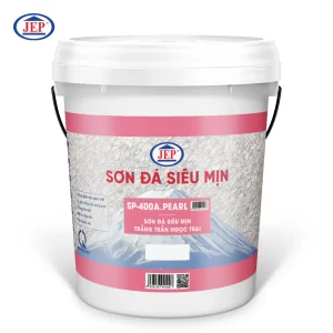 Sơn đá siêu mịn trắng trần ngọc trai SP-400A.PEARL ảnh 1 mặt trước