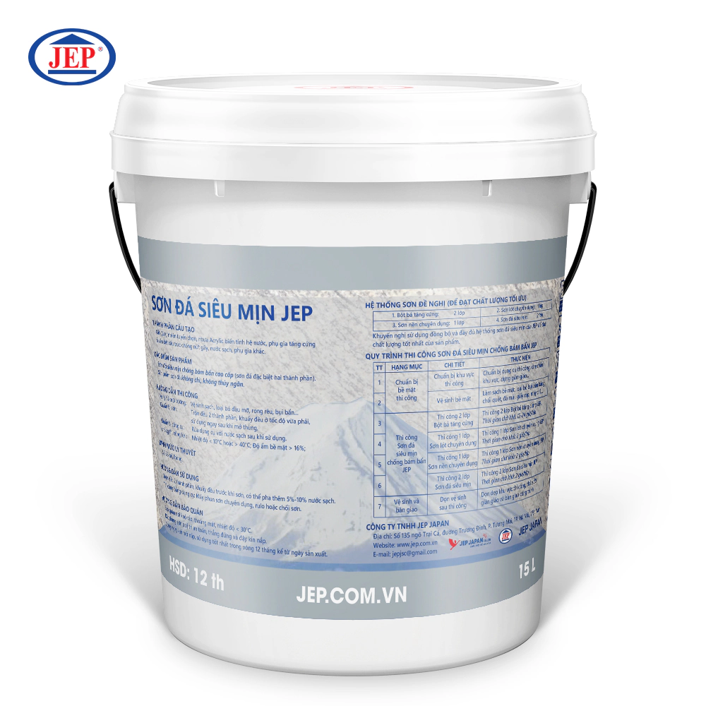 SƠN ĐÁ SIÊU MỊN TRẮNG TRẦN SP-400.A ảnh 2