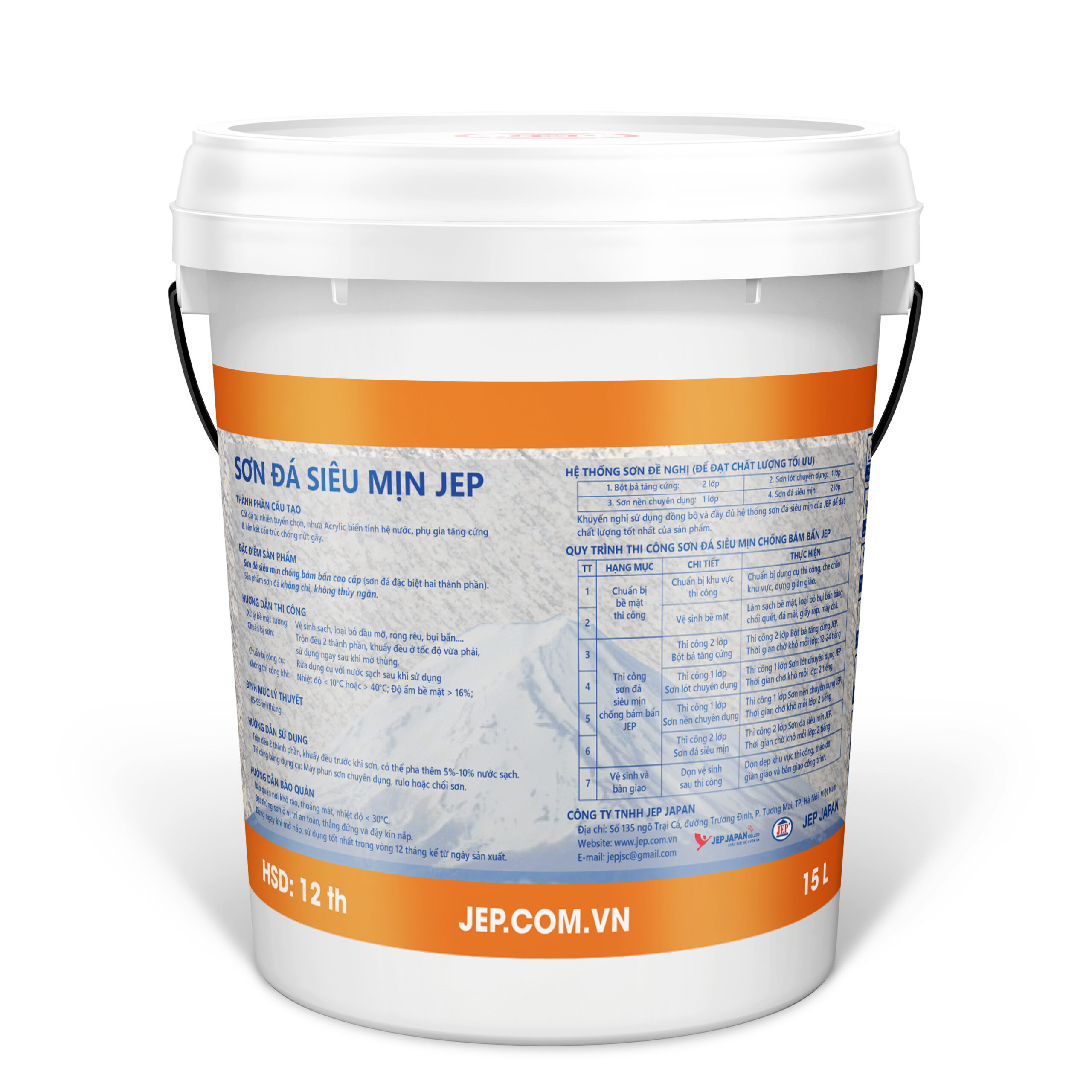 SƠN NỀN MÀU ĐÁ SIÊU MỊN NGOẠI THẤT SP-300-1.EXT ảnh 2 jep.com.vn