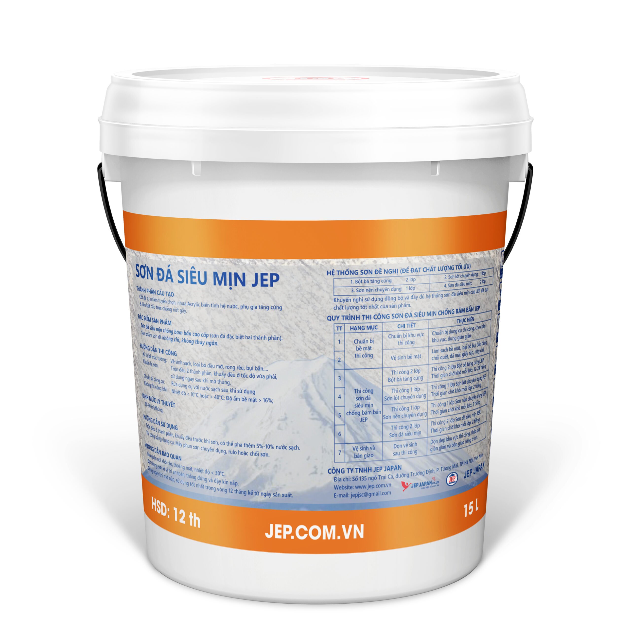 SƠN NỀN MÀU ĐÁ SIÊU MỊN NGOẠI THẤT SP-300-1.EXT ảnh 2 jep.com.vn