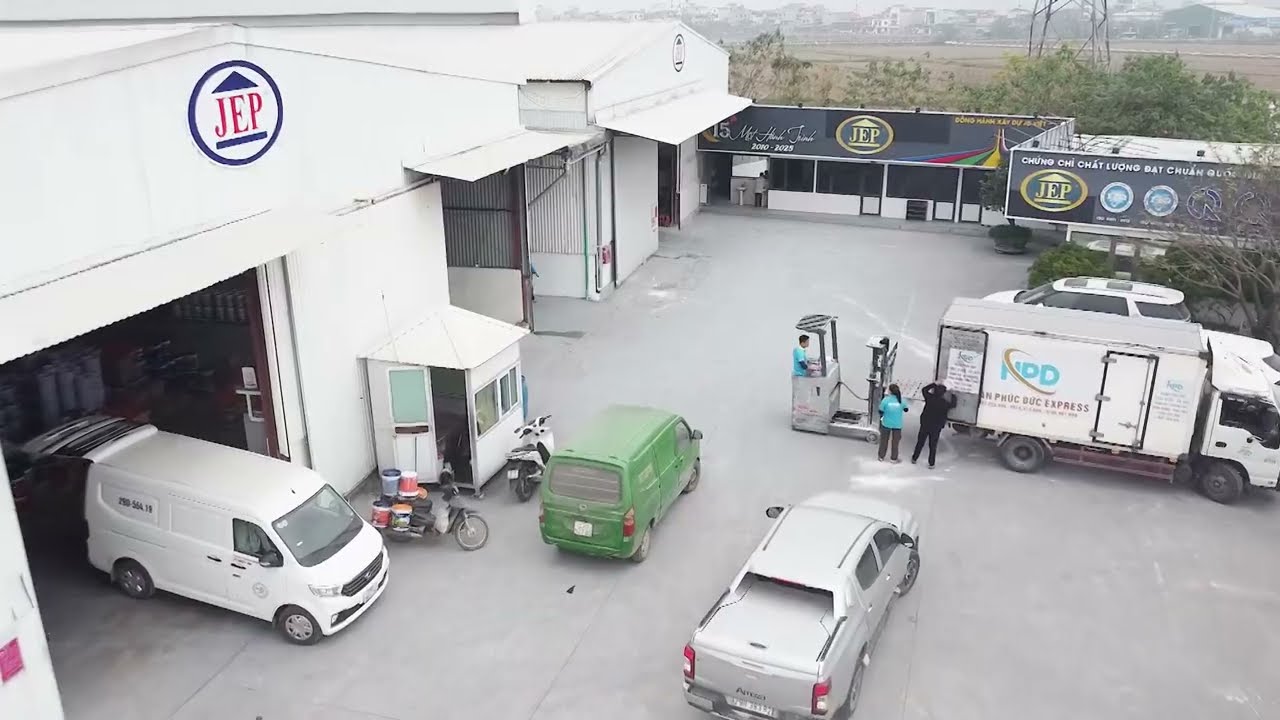 CÔNG TY TNHH JEP JAPAN 37 Hệ thống nhà máy sản xuất sơn đá JEP